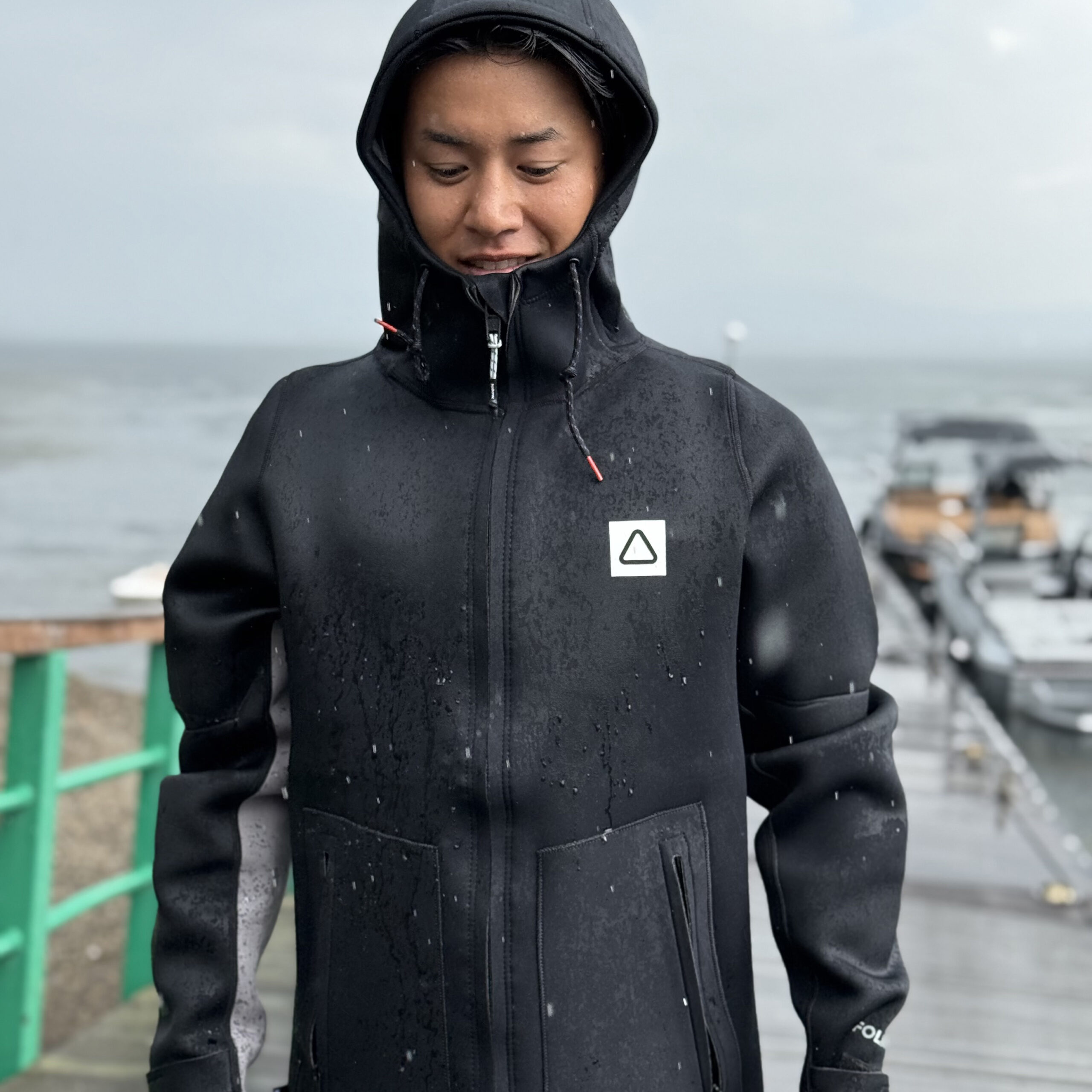つり、マリンスポーツに！防寒、防水！【PADDLE QUEST】batsugun hood 